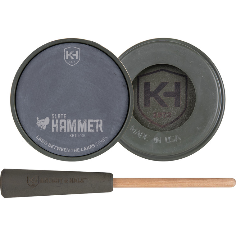Knight Hale - Turkey Pot Call - Hammer Pot Slate - KHT0238