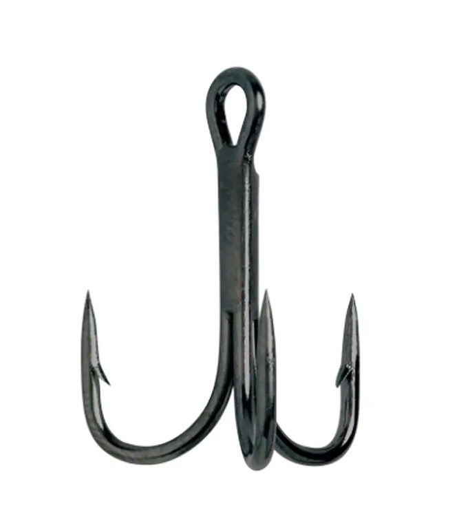 Eagle Claw - Lazer Treble Hook - Plat Black 4x Sz4 25pk -