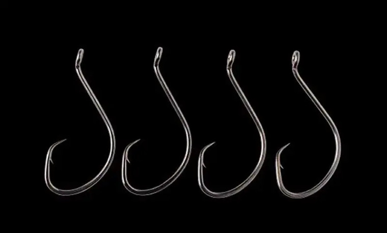 Whisker Seeker - Wst Circle K Hooks - 8/0 Black Nickel 4pk -