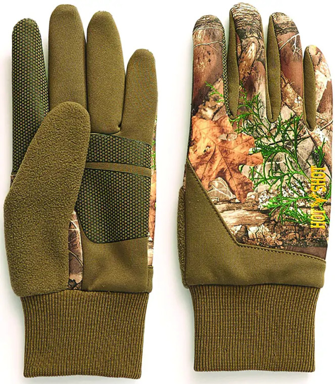 Hot Shot - Stretch Fleece Gloves - Rt-edge Camo X-large - OE-154C-X