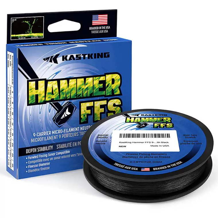 Kast King - Hammer Ffs Braid - Black 10lb 150yd -