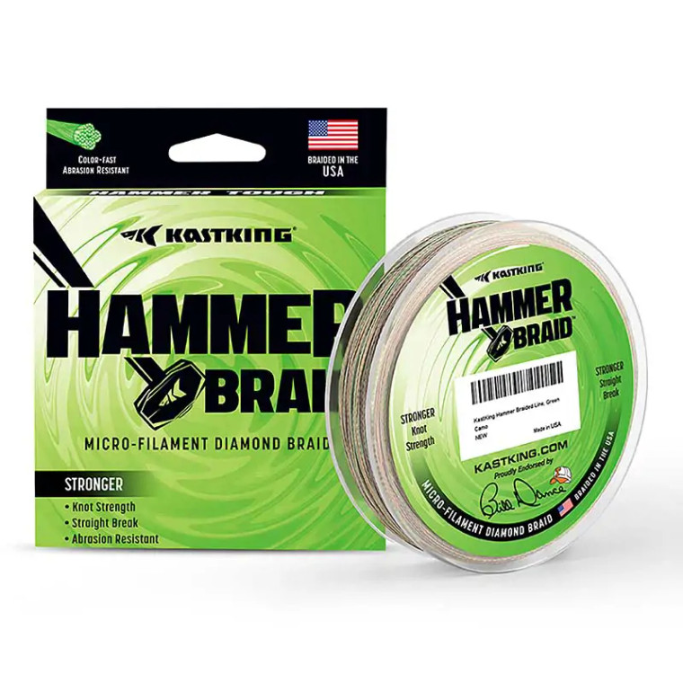 Kast King - Hammer Braid - Green Camo 40lb 150yd -