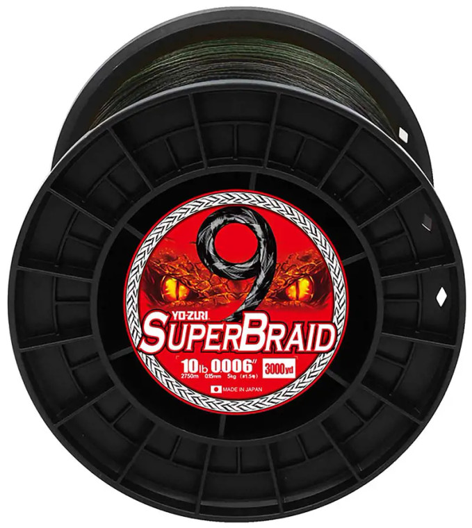 Yo-Zuri - Superbraid 9 Line - Dark Green 15lb 3000yd -