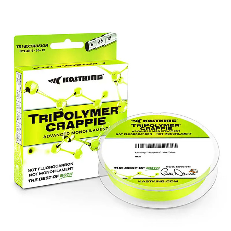 Kast King - Tripolymer Mono Crappie Line - Sunrise Yellow 10lb 300yd -