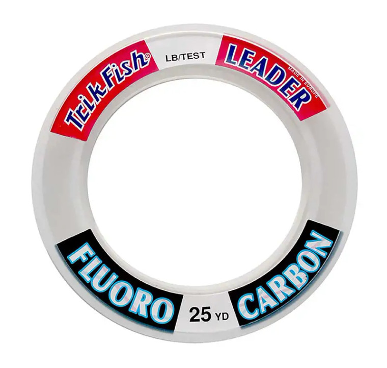 Trik Fish - Wrist Spool Fluoro Leader - Clear 100# 25yd -