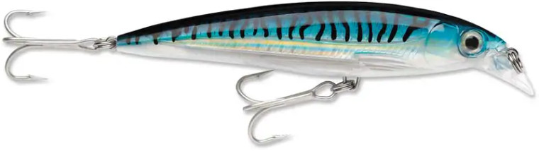 Rapala - X-rap Saltwater 8 - 3.125in 1/4oz Silver Blu -
