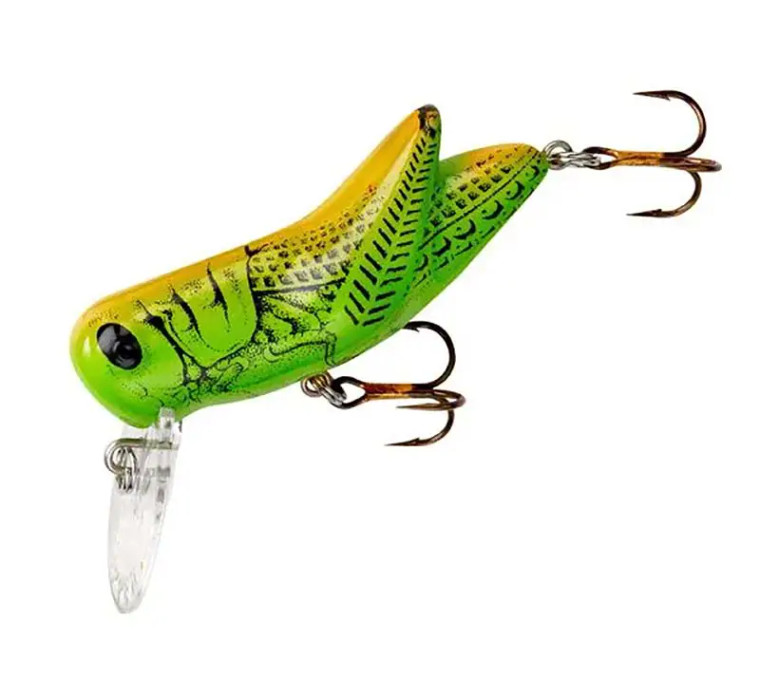 Rebel Lures - Cricket Hopper - 3/32oz 1.5in Gr Grasshop -