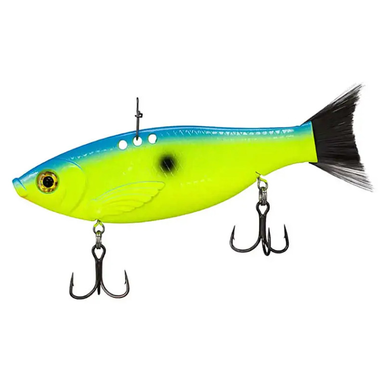 Yamamoto - Big Gizz - 6.5in 2.25oz Chartreuse Blue -