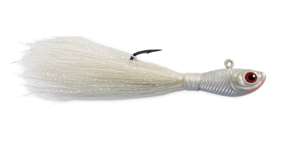 Head Hunter - Bucktail Jig - 1/2oz 4/0 White -