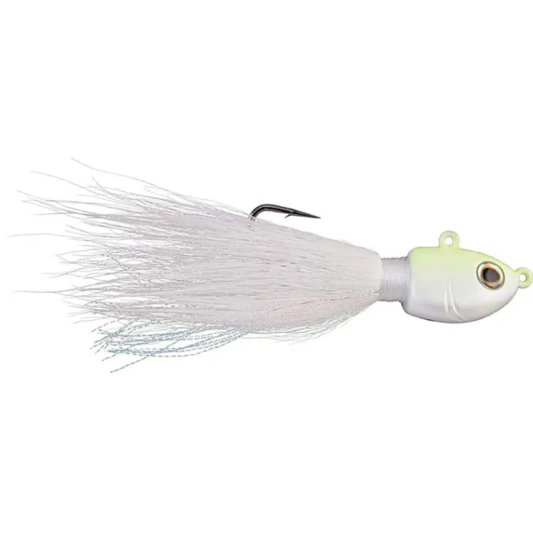Berkley - Fusion19 Bucktail Jig - 1oz 5/0 White Glow -