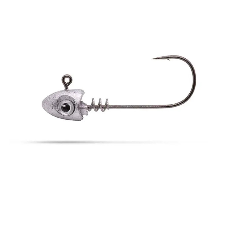 Duckett - Subtle Head Jighead - 3/16oz 4pk 3/0 Plain W/eyes -