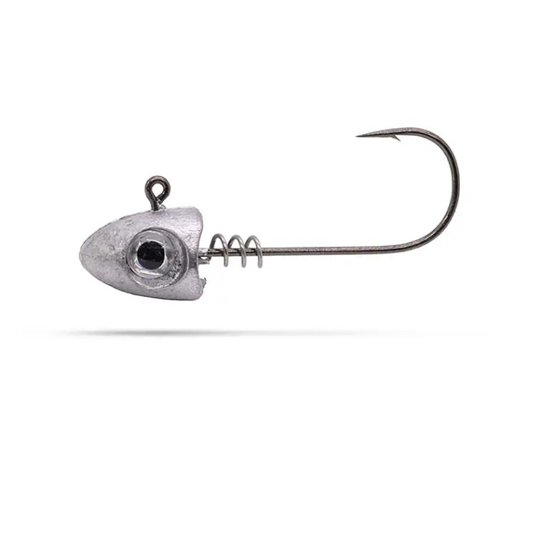 Duckett - Subtle Head Jighead - 3/8oz 4pk 3/0 Plain W/eyes -