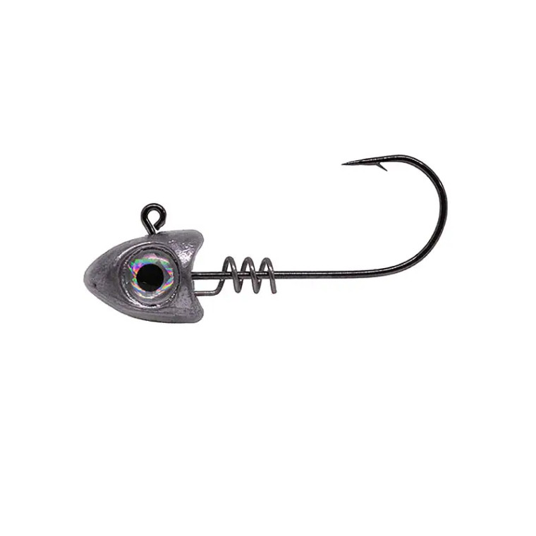 Gpo - Subtle Head Jighead - 1/4oz 3pk 5/0 Plain W/eyes -