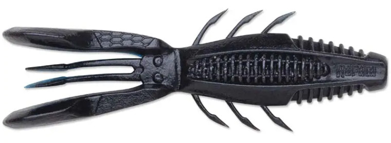 Rapala - Crush City Bronco Bug - 4in 6pk  Black N Blue -