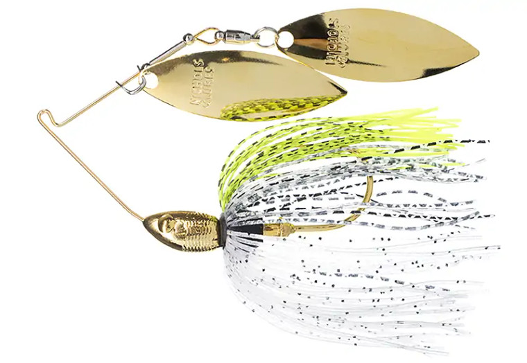 Boogerman - Catalyst Spinnerbait - 1/2oz Dbl Wil Chart Shiner -