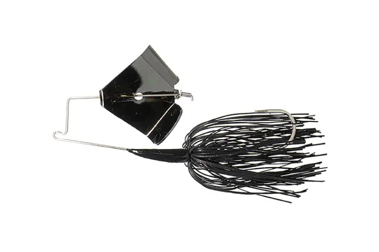 Boogerman - Reflex Metal Flake Buzzbait - 3/8oz Black Plague Blk Ni -