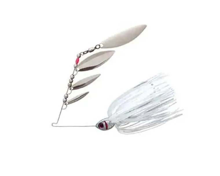 Booyah - Super Shad Spinnerbait - 3/8oz 4-wil Pearl Shiner -