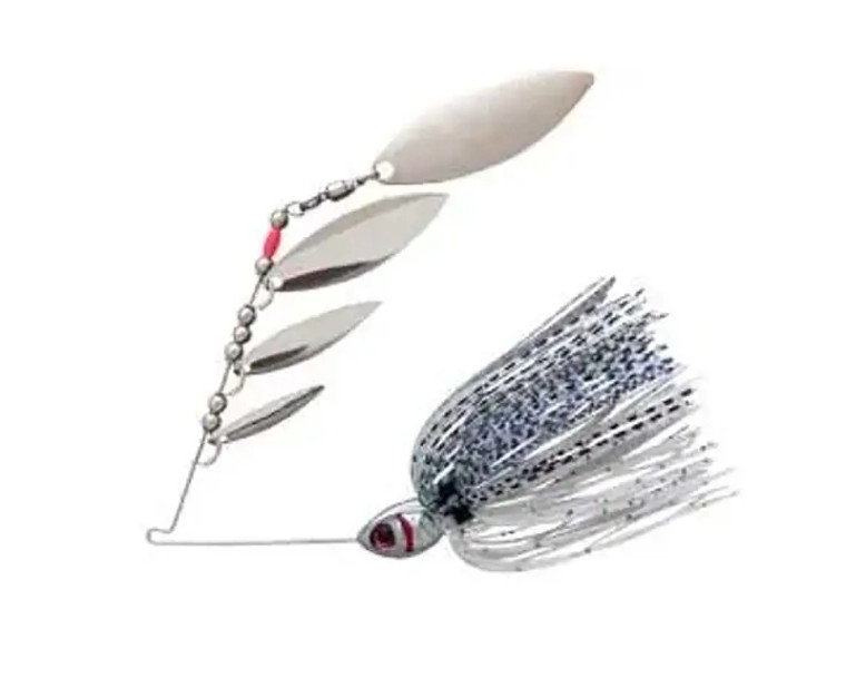 Booyah - Super Shad Spinnerbait - 3/8oz 4-wil Purple Glimm -