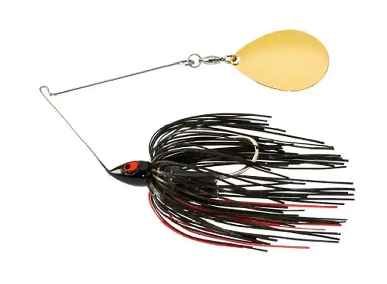 War Eagle - Night Time Spinnerbait - 3/4oz Bco Black/red -