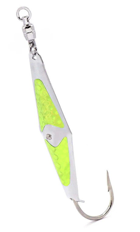 Clarkspoon - 00 Spoon Squid Bb - 2/0 Silv/chart Tape Sz1 Bb Swivel -