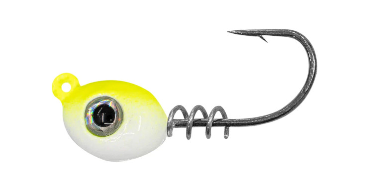 1Standard - 1Standard 1/8oz Dock Shooter Jighead 3pk - ChartyWht