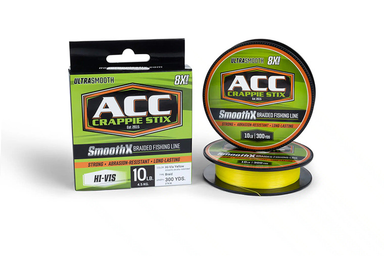 ACC Crappie SmoothX 15lb Braid 300yd