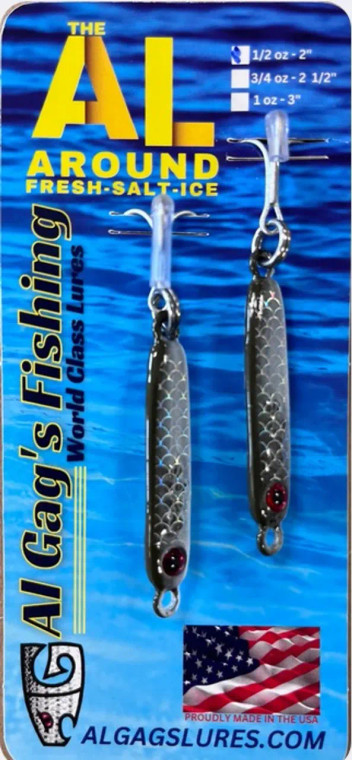 Al Gag's Fishing The Al Around Spoon - 1/2 oz Chrome
