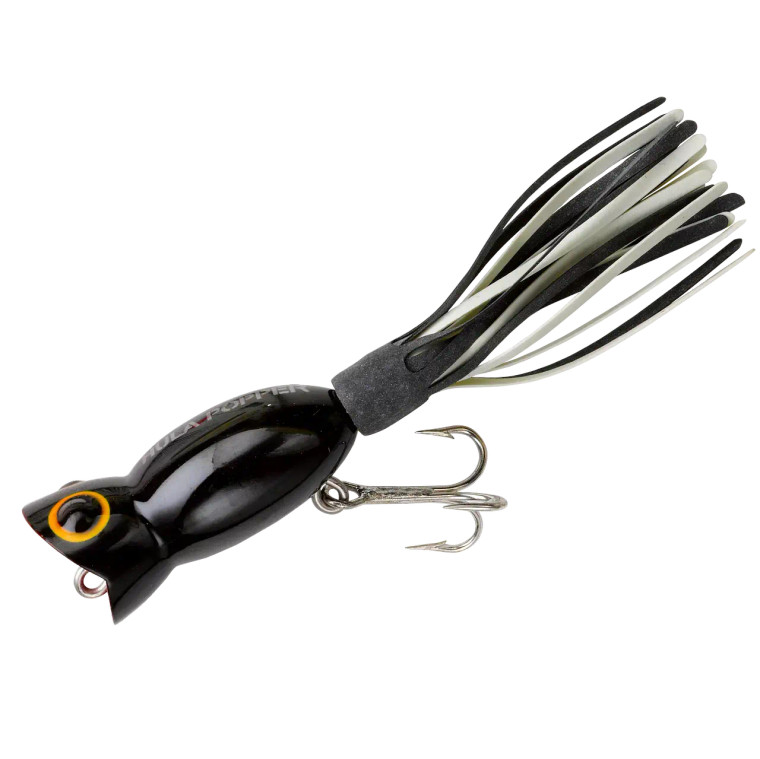Arbogast 3/16oz Hula Popper - Black
