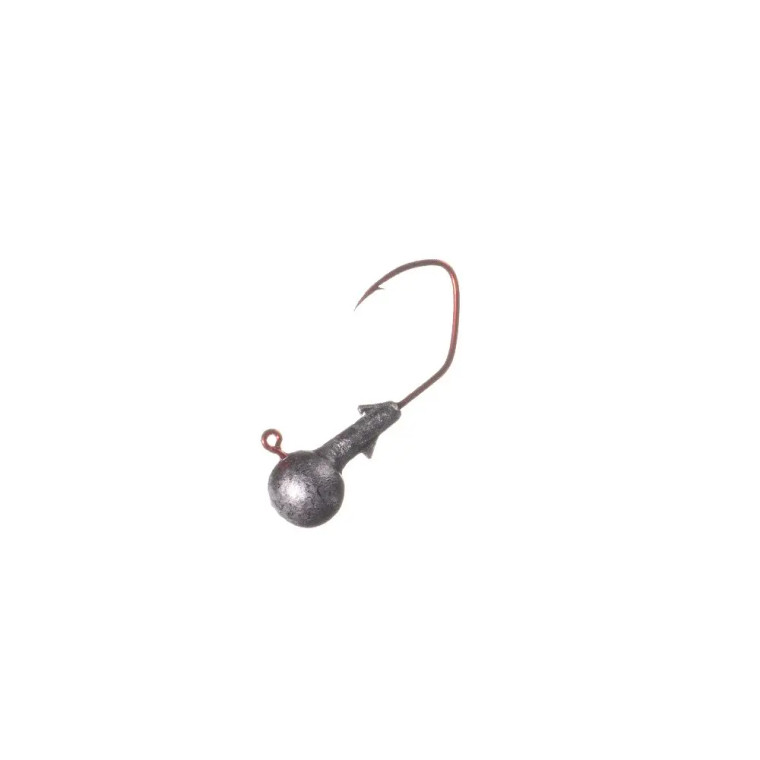 Arkie 1/16oz Ball Head Jigs- Red Sickle Hook- 10 Pk