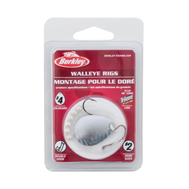 Berkley Walleye Rig Colorado sz4 - Whiteout