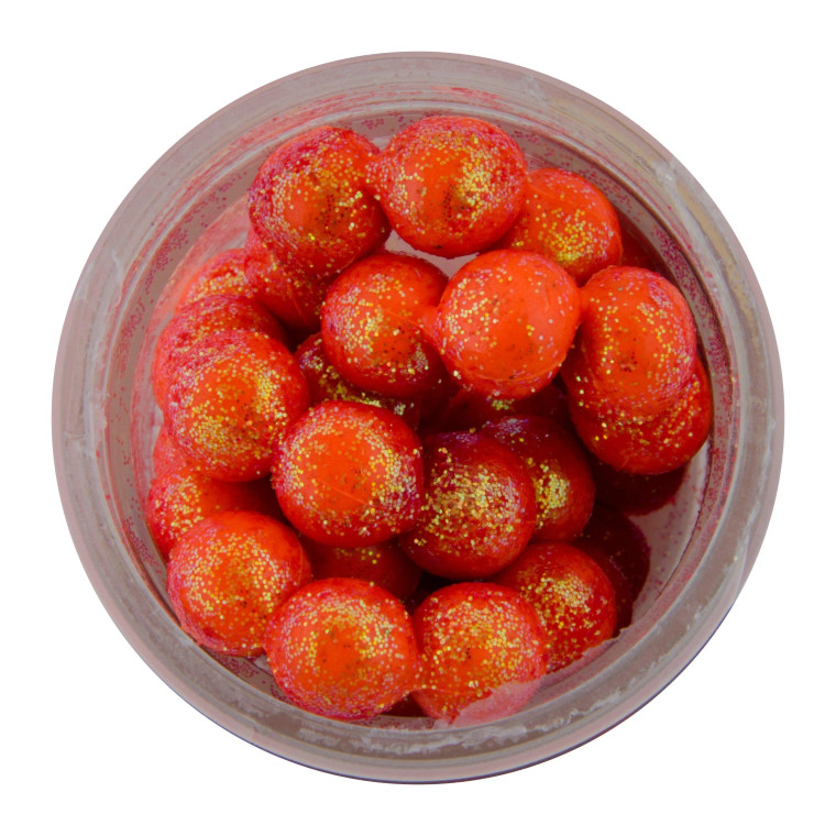 Berkley - Powerbait Sparkle Power Eggs Floating Magnum - Fluorescent Orange Scales