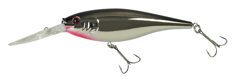 Berkley Flicker Shad 7cm - Black Silver Flash