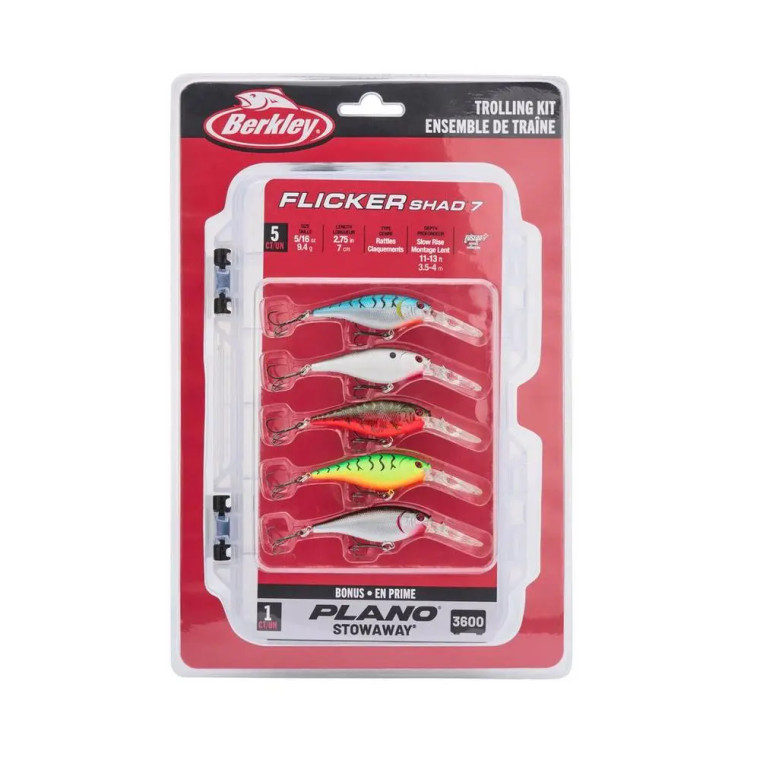 Berkley Flicker Shad 7cm - 5 pack