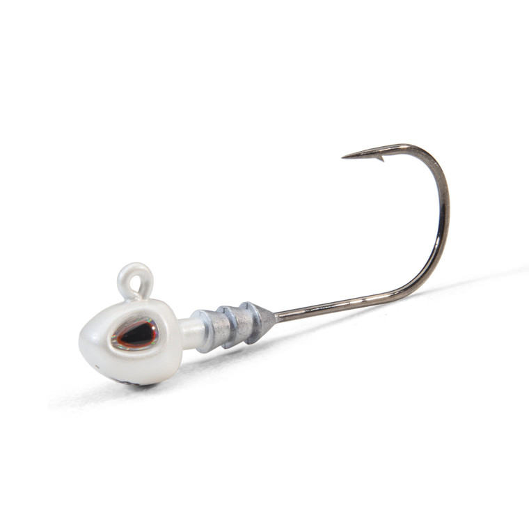 Berkley Fusion 1/8oz Hybrid Jighead 3/0 - 4pk - Pearl White