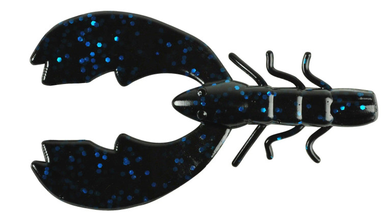 Berkley Chigger Craw - Black Blue Fleck
