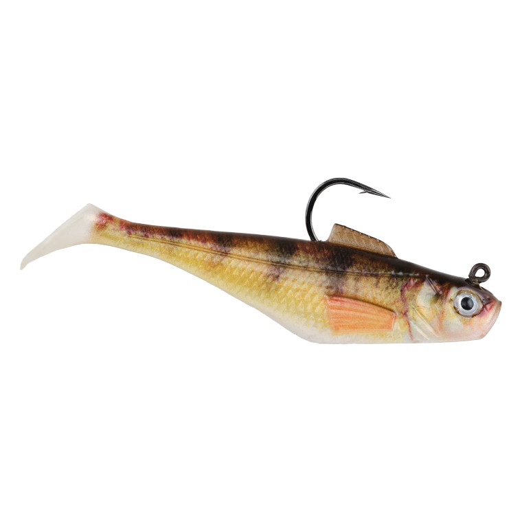 Berkley 3" Powerbait Swim Shad 5/pkg - HD Yellow Perch