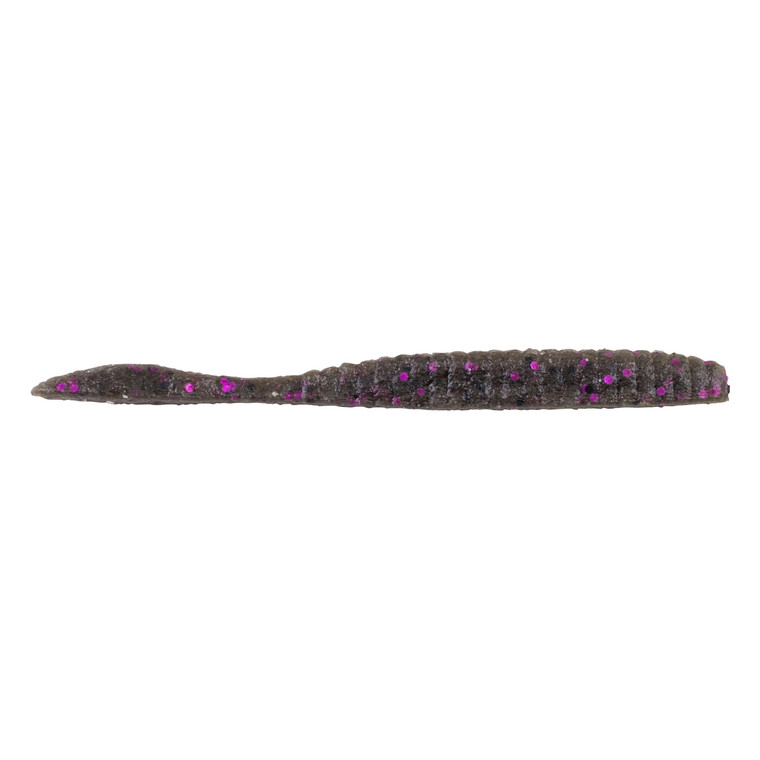 Berkley 3.6" Powerbait MaxScent Flat Worm 10pk - Smoke Black Pepper Berkley 3.6" Powerbait MaxScent Flat Worm 10pk - Smoke Black Pepper
