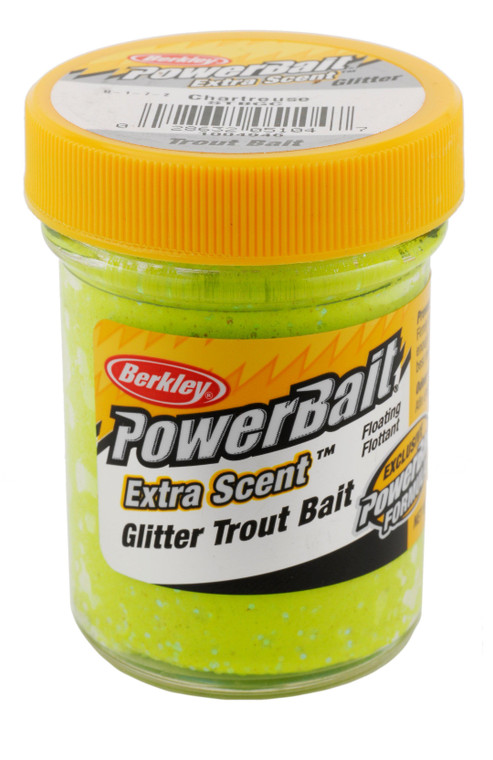 Powerbait Glitter Trout Bait - Chartreuse