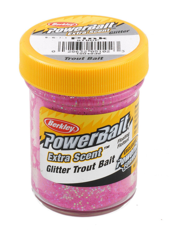 Powerbait Glitter Trout Bait - Pink