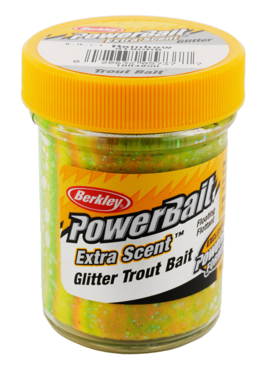 Powerbait Glitter Trout Bait - Rainbow