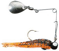 Betts Spin 1/16 Split Tail 12/cd - Orange Craw Glit