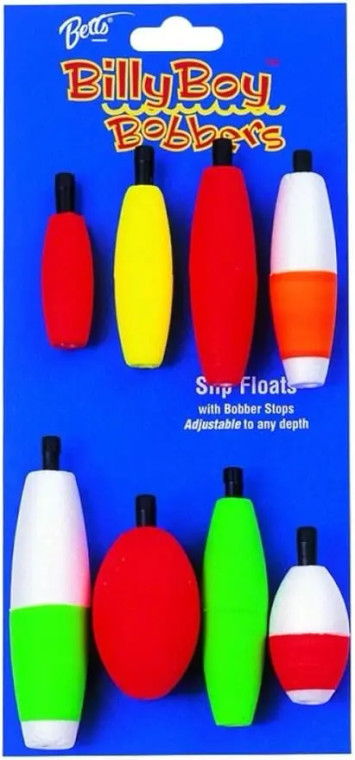 Betts Peg Foam Float Assortment 8 Pc Zip Bag