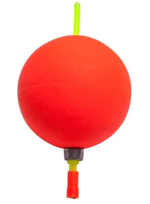 Betts Catfish Fanatic Lighted Flo Glo Bobber 3" Round Red 1 pk