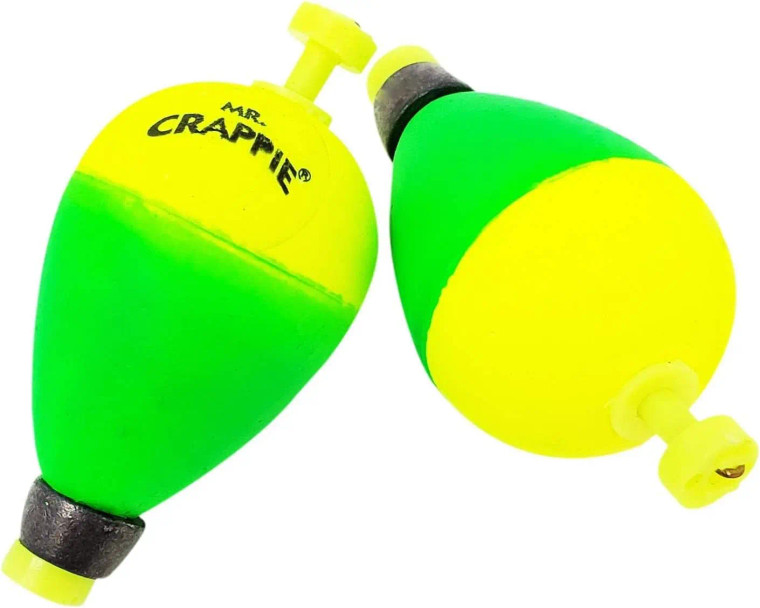 Betts Mr Crappie Snappers Wgt Pear 1 1/2" Y/G 2 Pk