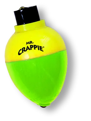 Betts Mr Crappie Rattlin Pear 7/8" Y/G 3 Pc Zip