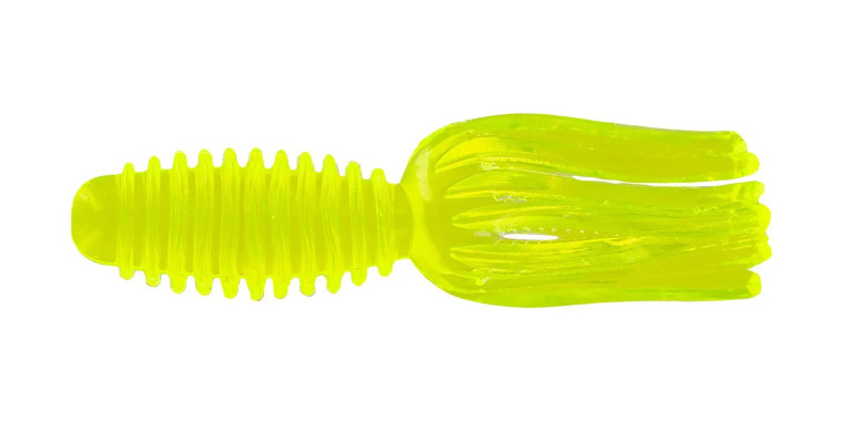 Big Bite Baits 1.75" Slab Tube 10pk - Chartreuse