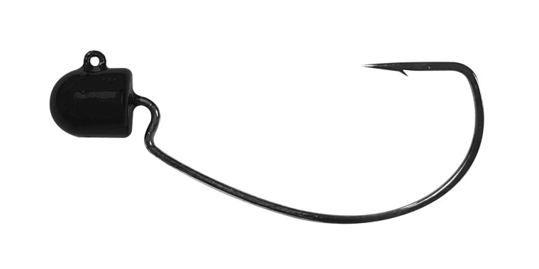 Big Bite Baits 3/16oz EWG Shorty Head 4pk - Black