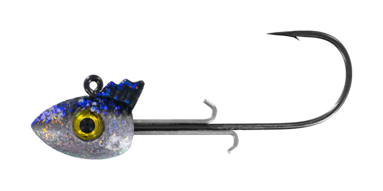 Big Bite Baits 3/16oz Tru-X Swimmer Head 3pk - Gizzard Shad