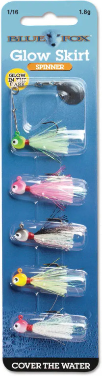 Blue Fox Glow Spin Kit 1/16oz