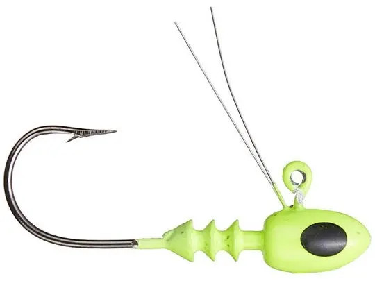 Bobby Garland Brush Off Jig 1/30oz 10pk - Chartreuse
